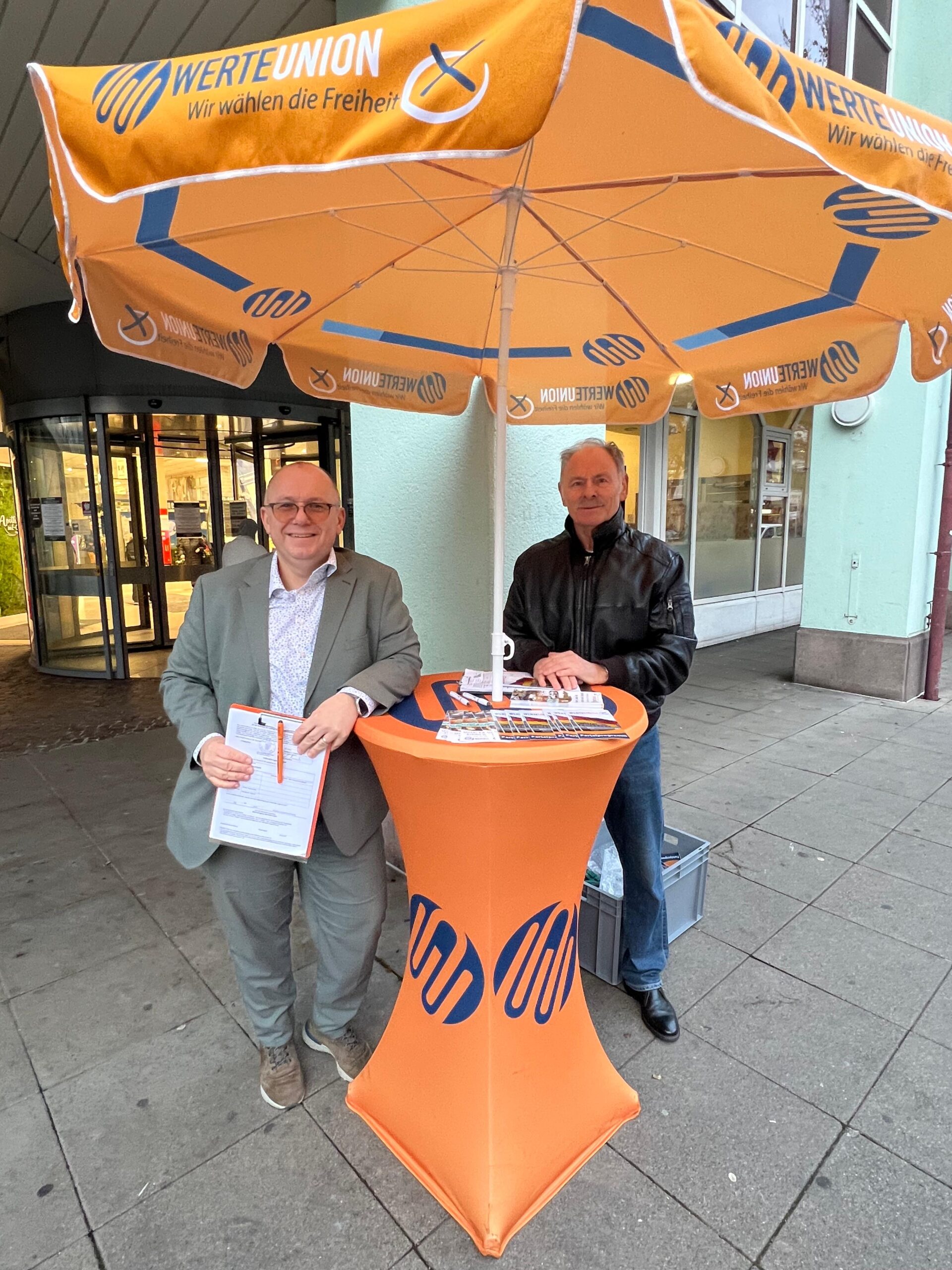 WerteUnion Stuttgart Infostand 08.12.2025