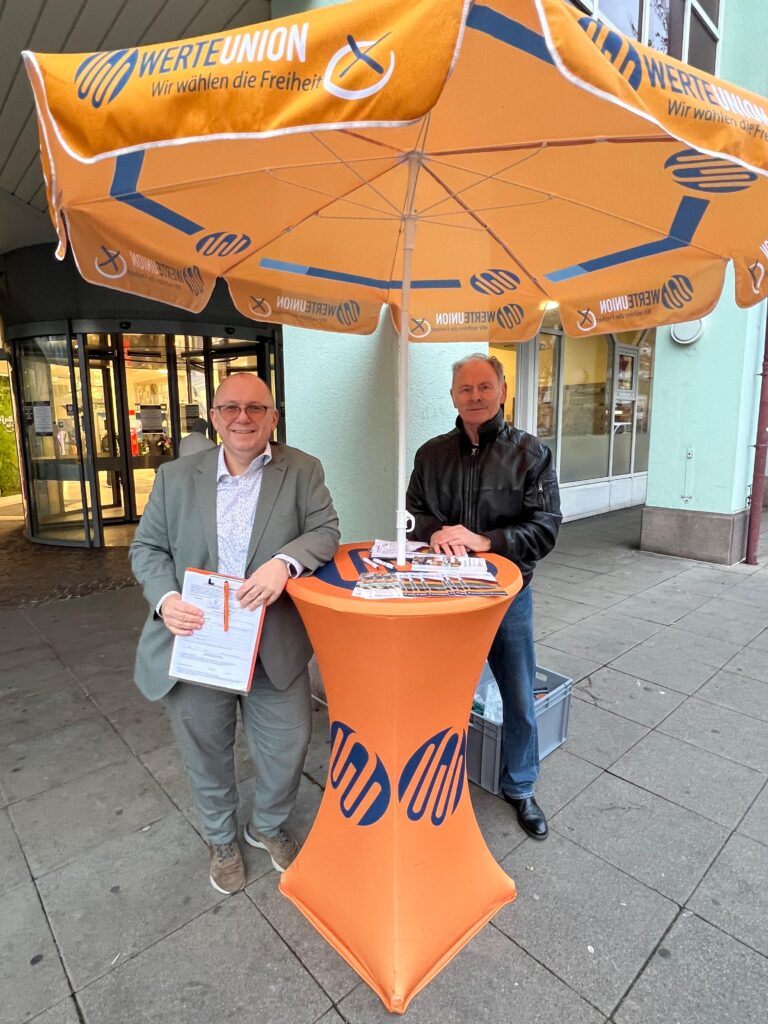 WerteUnion Stuttgart Infostand 08.12.2025