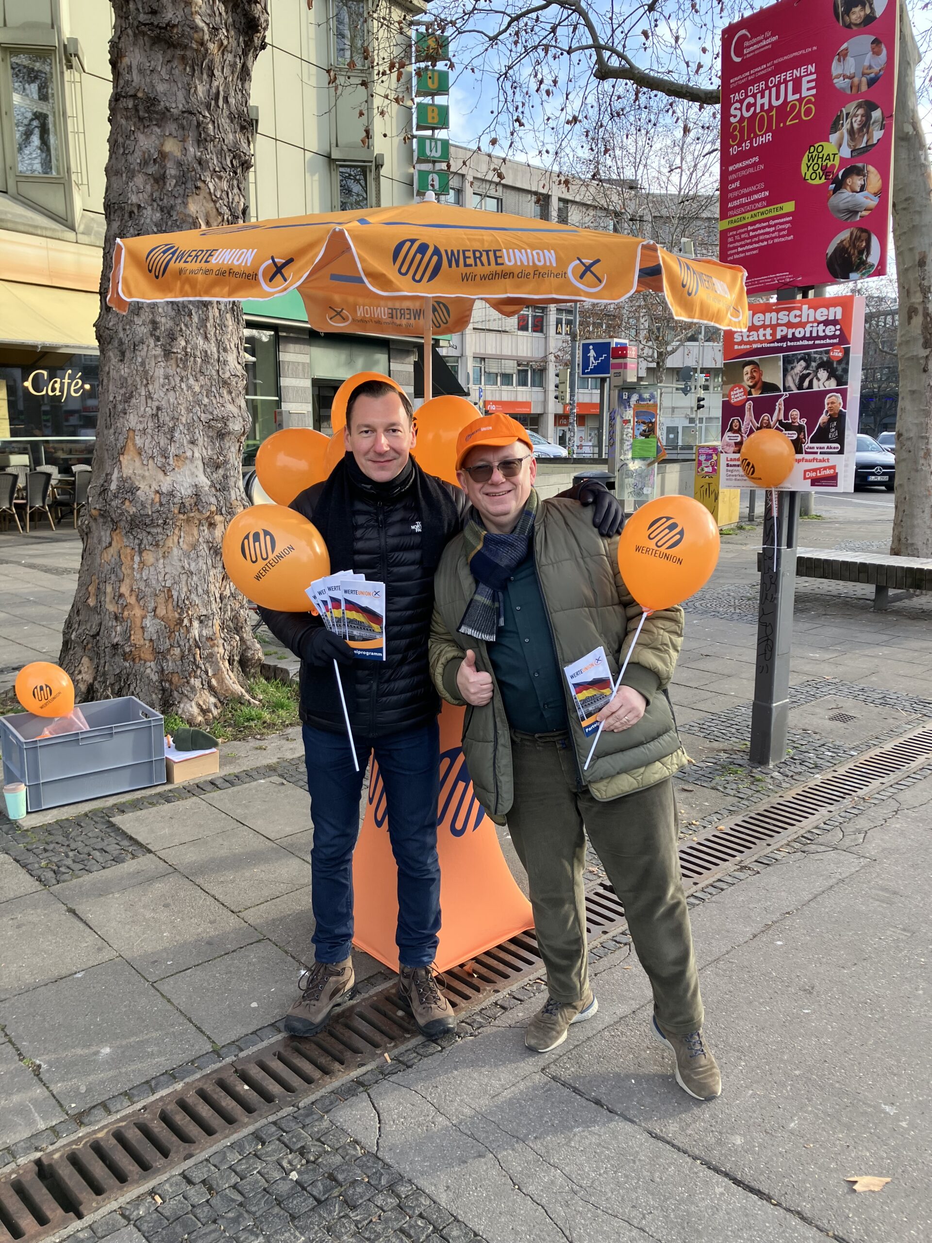 WerteUnion Stuttgart Infostand