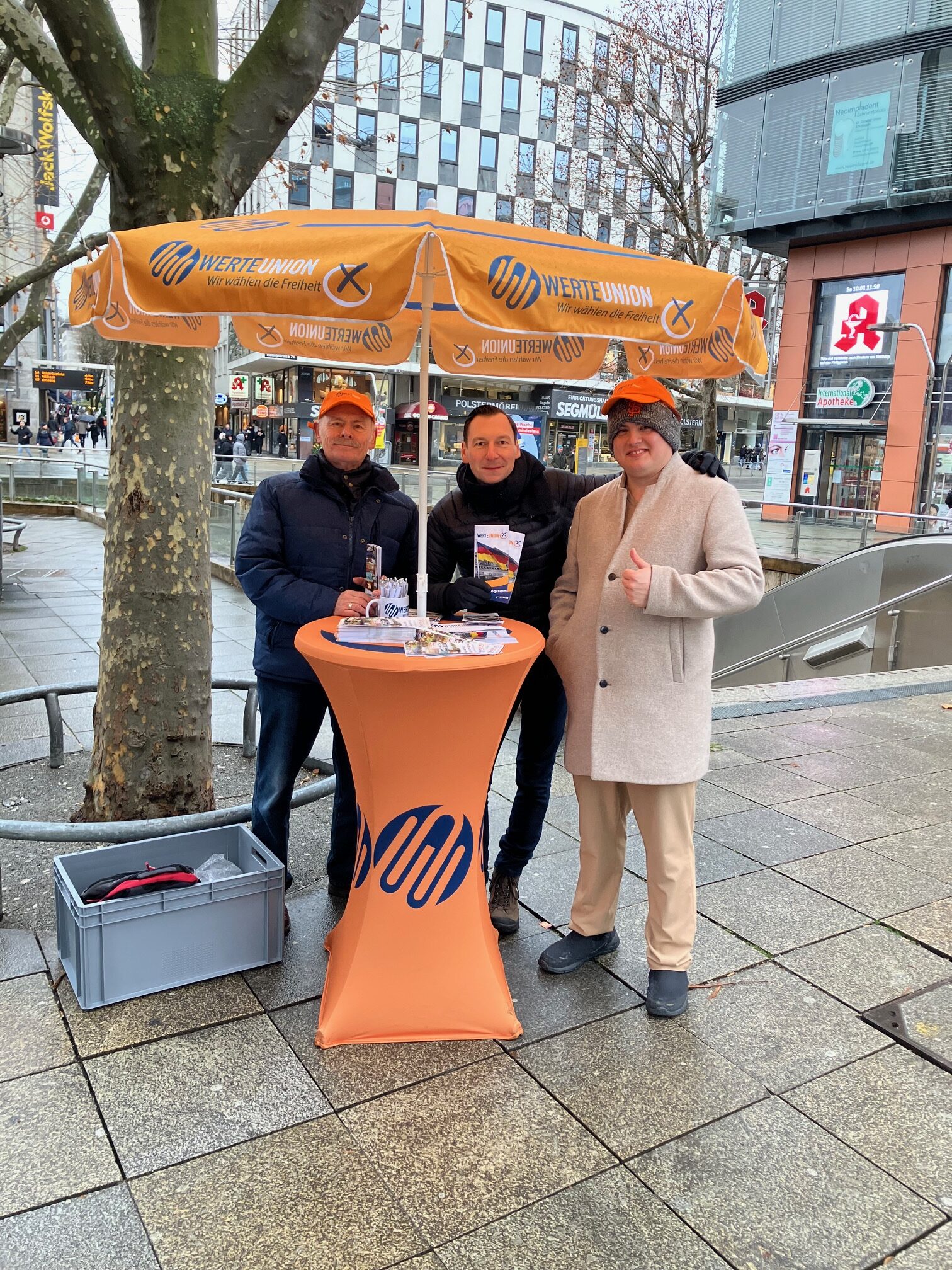 Infostand Stuttgart Königstraße 45