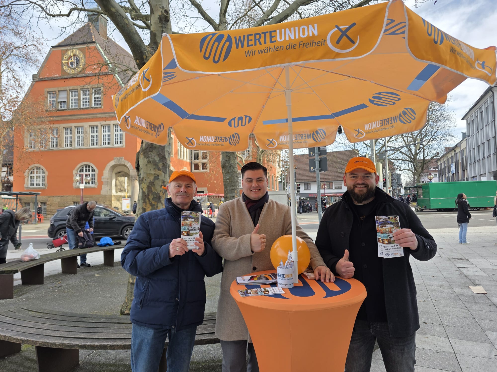 WerteUnion Stuttgart Infostand