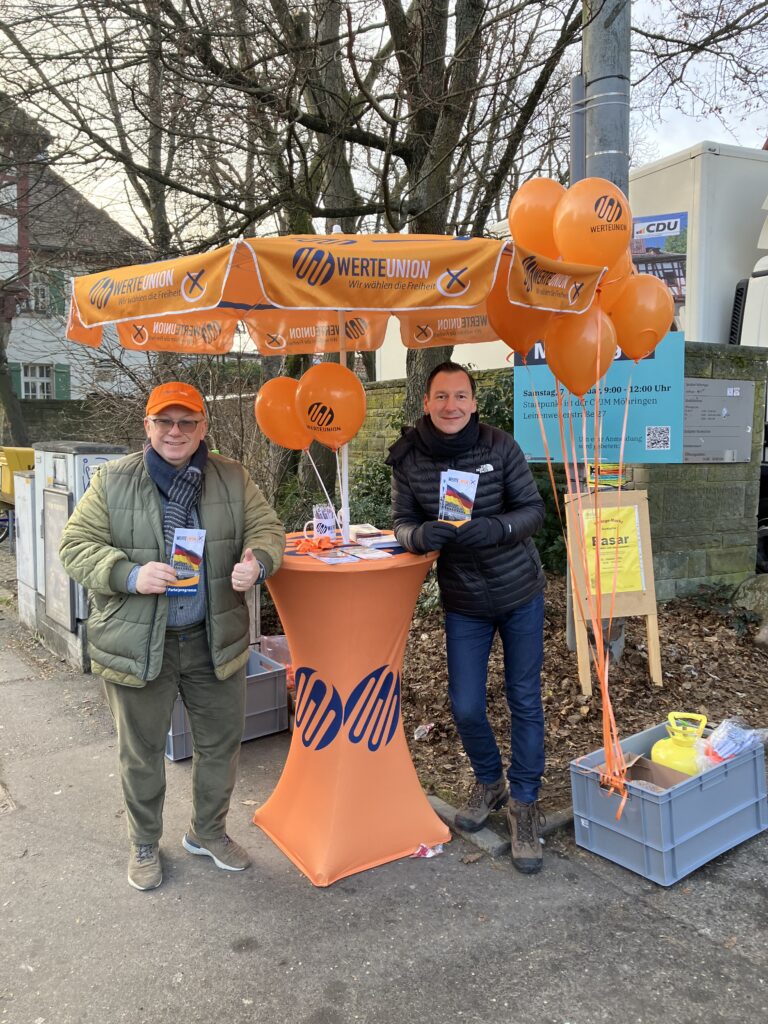 Werteunion Stuttgart Marcus Ottersberg und Thomas Rosspacher